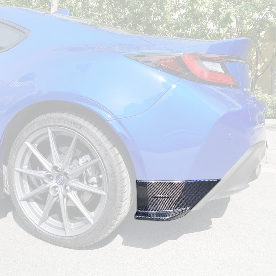 ST Style Rear Aprons (Carbon Fiber) For 2022-2026 Subaru BRZ