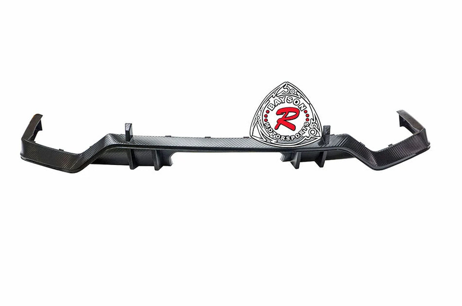 TR Style Rear Lip (Carbon Look) For 2017-2020 Honda Civic Si 4Dr Sedan (Si ONLY)