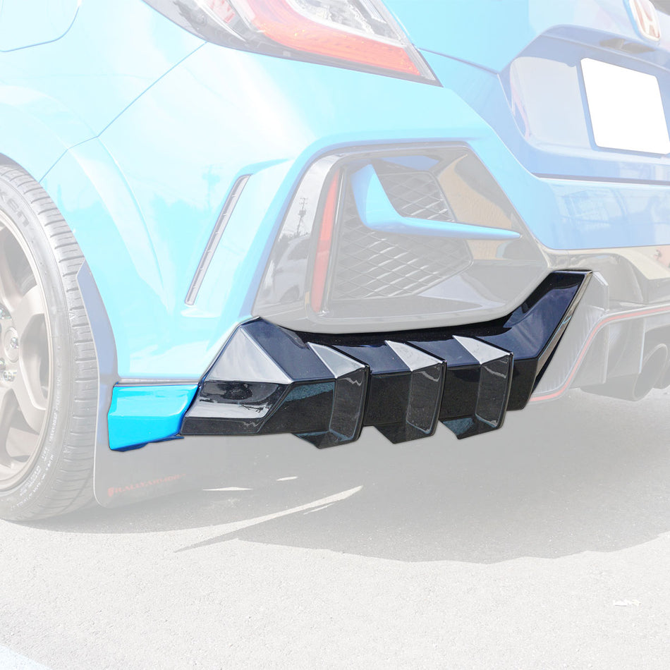 MU Style Rear Lip For 2017-2021 Honda Civic Type R (FK8)