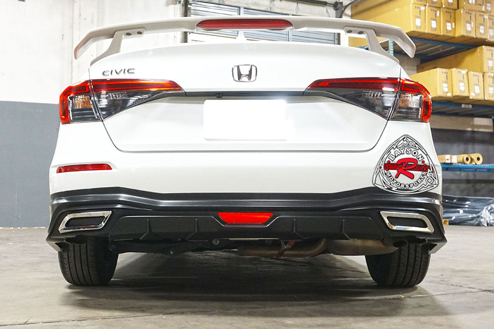 TH Style Rear Lip For 2022-2023 Honda Civic 4 Door Sedan Only (Won't fit Sport Model) - Bayson R Motorsports