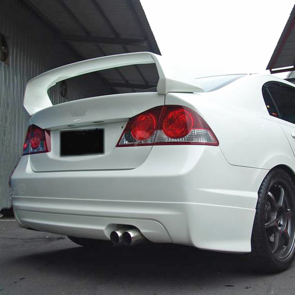MU Style Rear Lip For 2006-2011 Honda Civic (JDM Spec 4Dr Sedan)