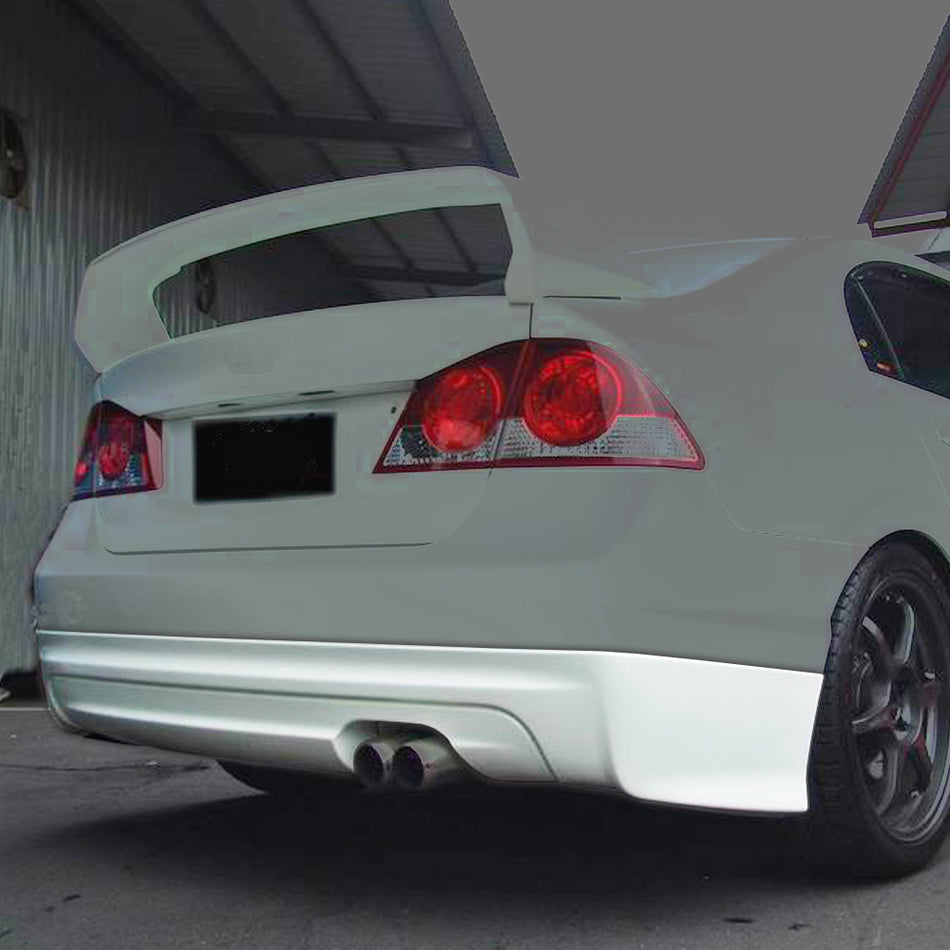 MU Style Rear Lip For 2006-2011 Honda Civic (JDM Spec 4Dr Sedan)