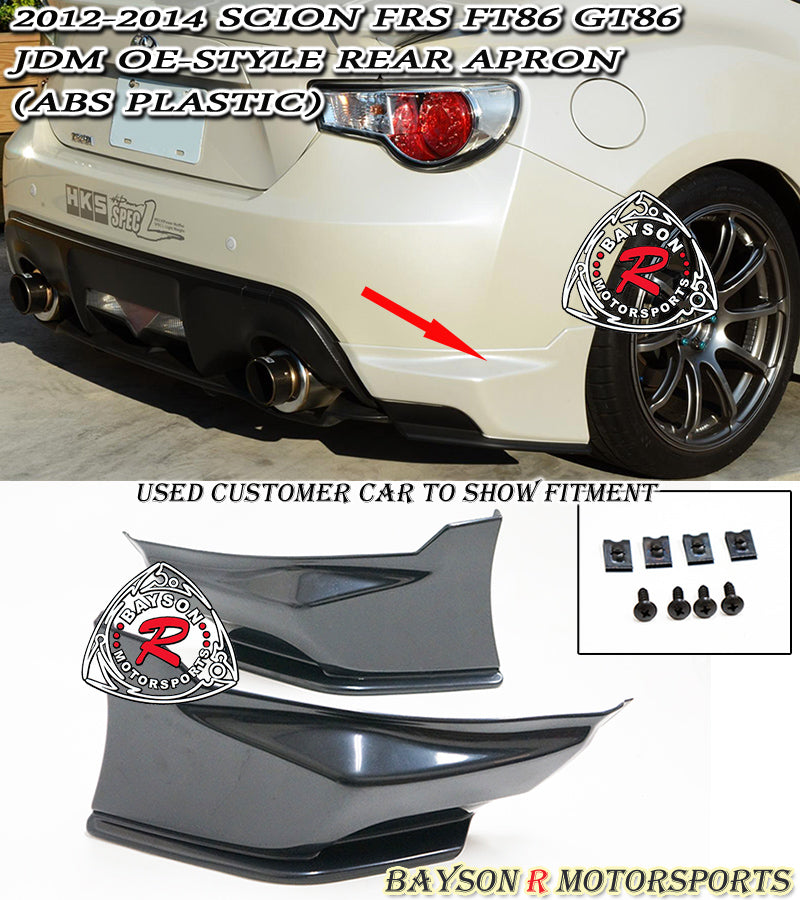 OE Style Rear Aprons For 2012-2021 Subaru BRZ / 2012-2016 Scion FR-S - Bayson R Motorsports