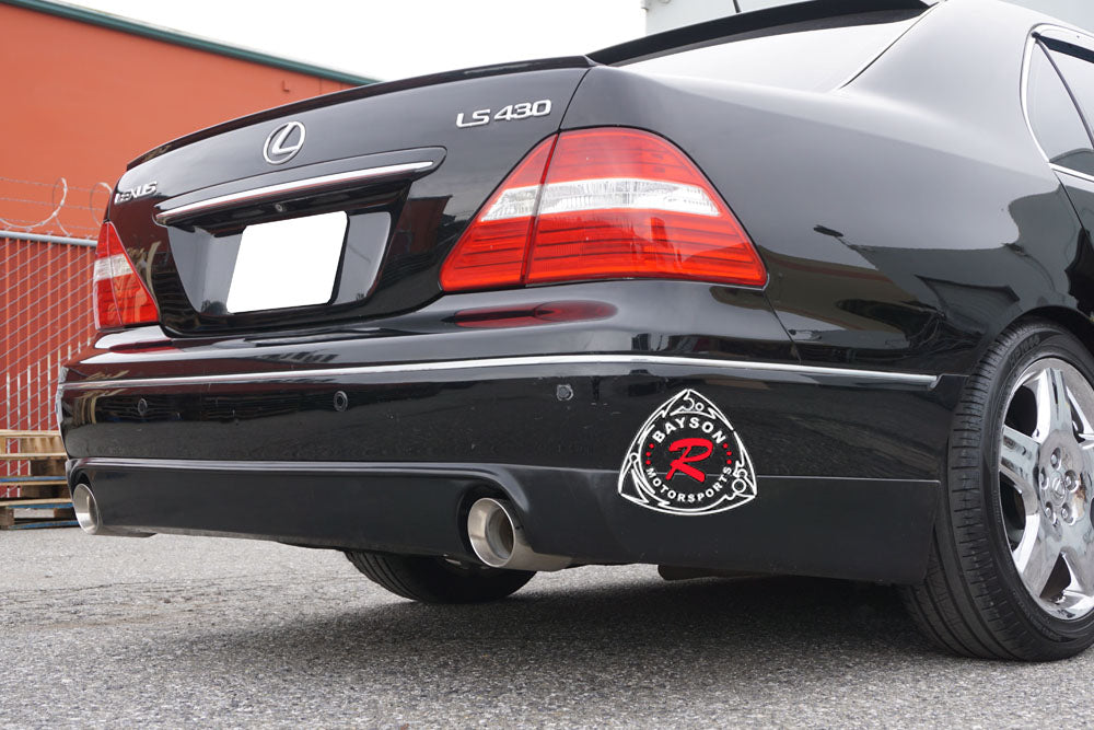 C Style Rear Lip For 2004-2006 Lexus LS430 - Bayson R Motorsports