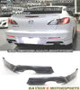 K Style Rear Aprons (Dual Exhaust) For 2010-2012 Mazda 3 4Dr - Bayson R Motorsports