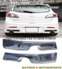 K Style Rear Aprons (Dual Exhaust) For 2010-2013 Mazda 3 5Dr - Bayson R Motorsports