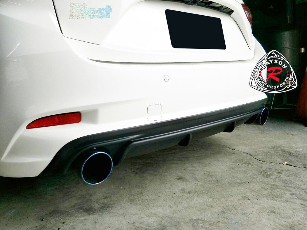 MP Style Rear Diffuser For 2017-2018 Mazda 3 5Dr - Bayson R Motorsports