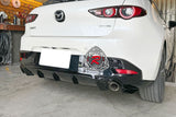 MP Style Rear Lip For 2019-2025 Mazda-3 (5Dr Hatchback)