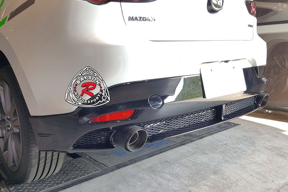 MZ Style Rear Lip For 2019-2022 Mazda 3 5DR (without PDC Holes) - Bayson R Motorsports
