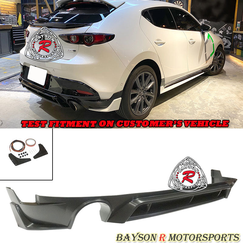 Bayson R Body Kit Mazda Mazda-3 5Dr Hatchback Rear Lip (2019-2024) TH Style – Bayson R ...