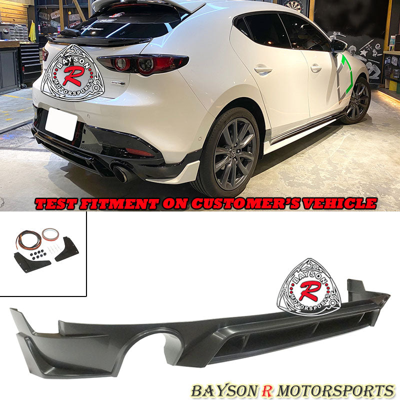 TH Style Rear Lip For 2019-2022 Mazda 3 5DR - Bayson R Motorsports