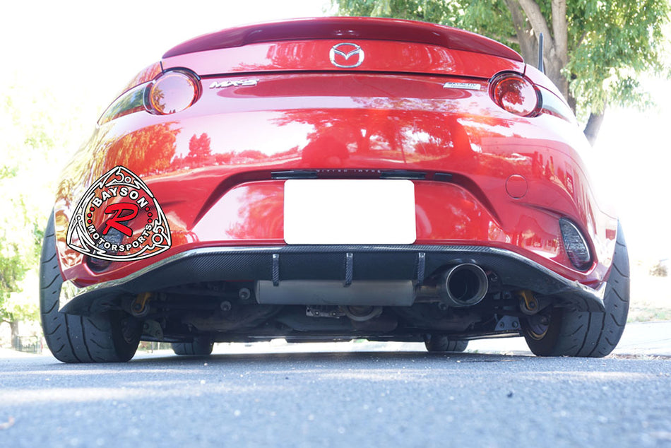 A Style Rear Lip (Carbon Fiber) For 2016-2024 Mazda Miata - Bayson R Motorsports