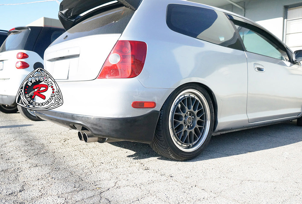 TR Style Rear Lip For 2002-2005 Honda Civic Si 3Dr - Bayson R Motorsports