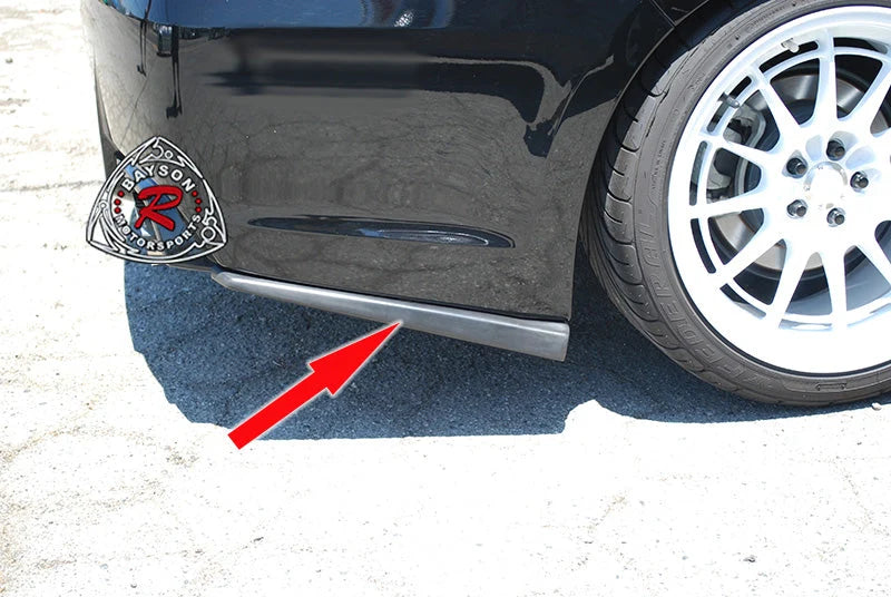 A Style Rear Aprons For 2011-2014 Subaru WRX Sti (4Dr Sedan)