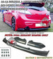 MS Style Rear Lip (Dual Exhaust) For 2010-2013 Mazda 3 / Mazdaspeed 3 5Dr - Bayson R Motorsports