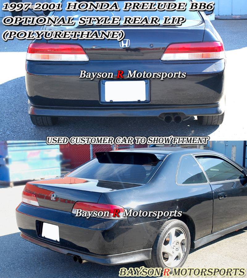 OPT Style Rear Lip For 1997-2001 Honda Prelude - Bayson R Motorsports