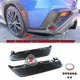 STI Style Rear Aprons (ABS Plastic) For 2022-2023 Subaru WRX - Bayson R Motorsports