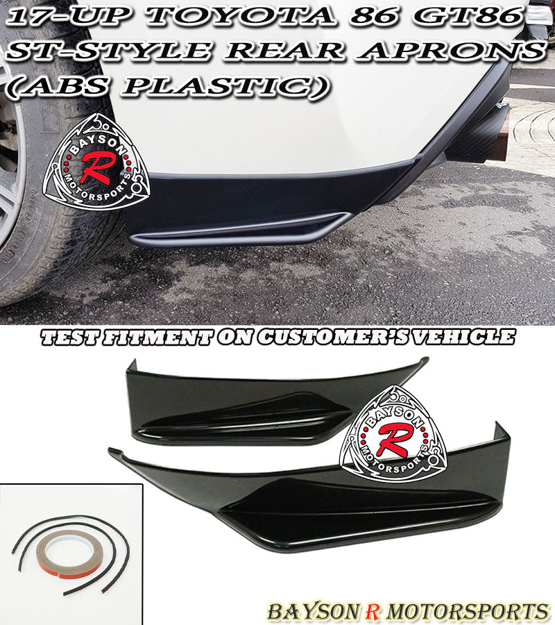 ST Style Rear Aprons For 2017-2021 Toyota 86 - Bayson R Motorsports