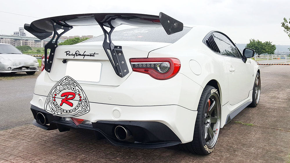 T Style Rear Lip For 2017-2021 Toyota 86 (Dual Exhaust) - Bayson R Motorsports