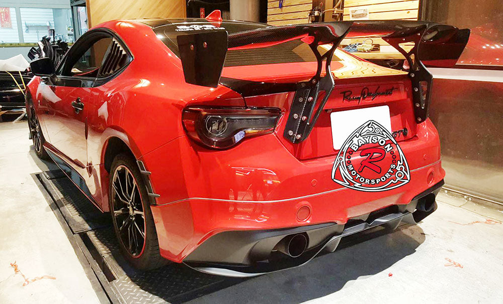 T Style Rear Lip For 2017-2021 Toyota 86 (Dual Exhaust) - Bayson R Motorsports