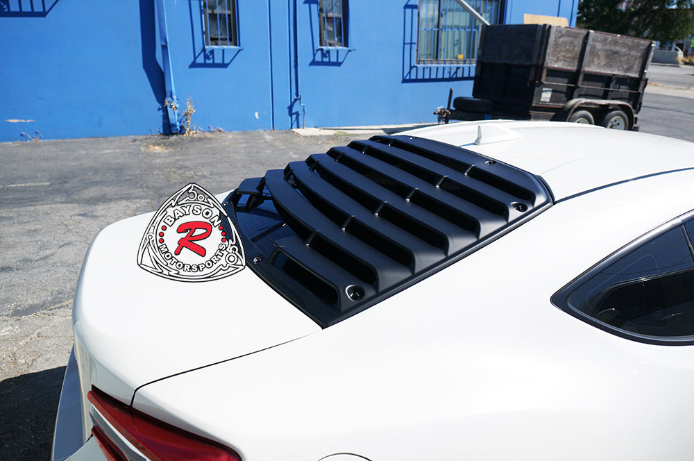 T Style Rear Window Louver For 2012-2020 Scion FR-S / Subaru BRZ / Toyota 86 - Bayson R Motorsports