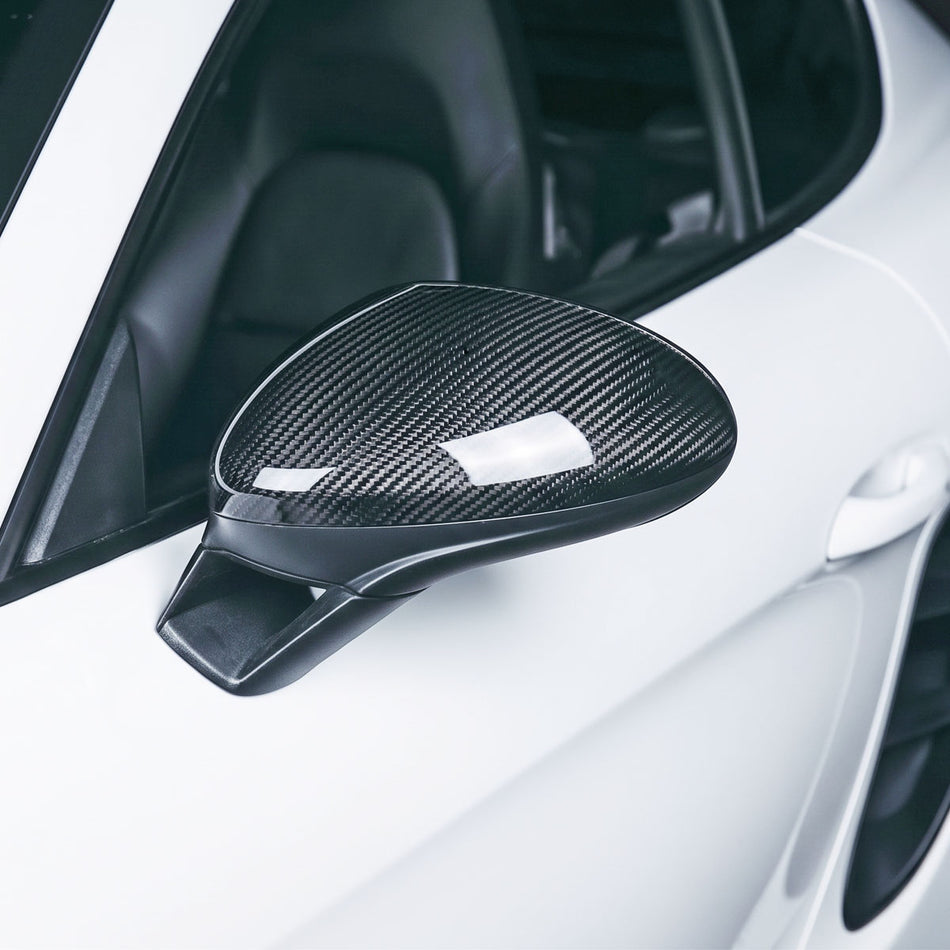 OE Style Side Mirror Cover For 2017-2025 Porsche Boxster, Cayman, Spyder (718)