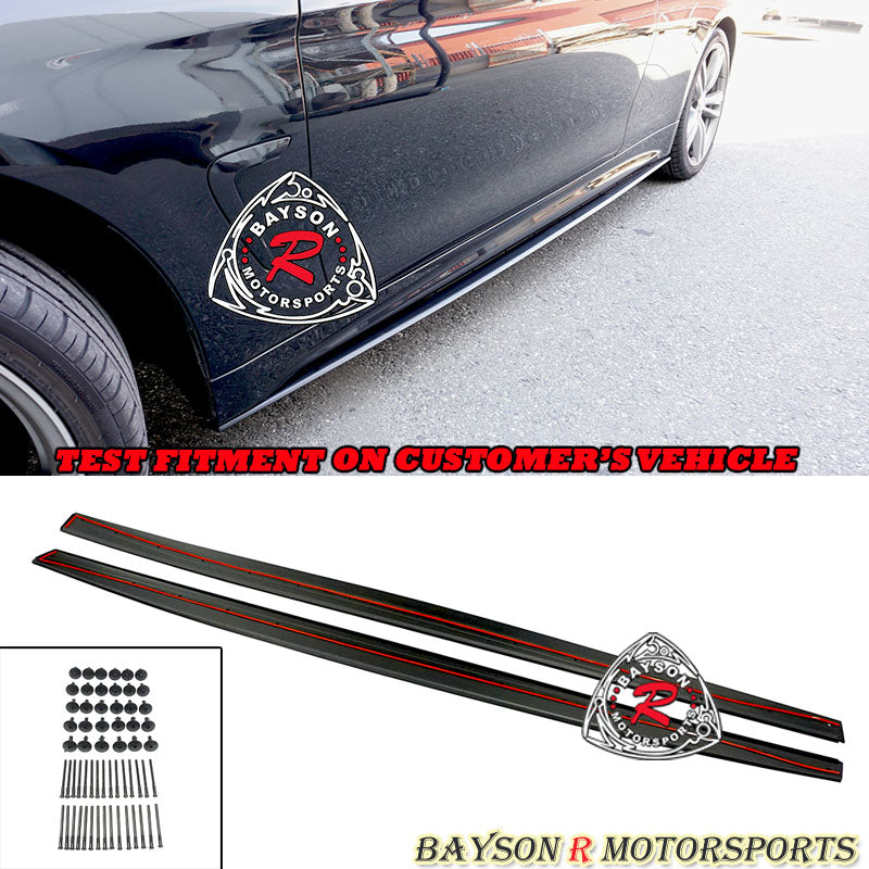 MP Style Side Skirt Extension For 2014-2020 BMW 4-Series F32 F33 F36 - Bayson R Motorsports