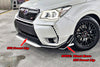 DM Style Front Side Splitter (Polyurethane) For 2014-2018 Subaru Forester XT - Bayson R Motorsports