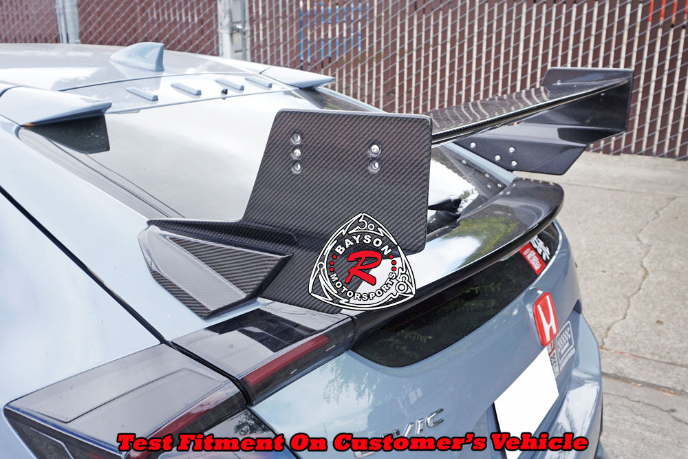 MU Style Spoiler (Carbon Fiber) For 2017-2021 Honda Civic Type-R (FK8)