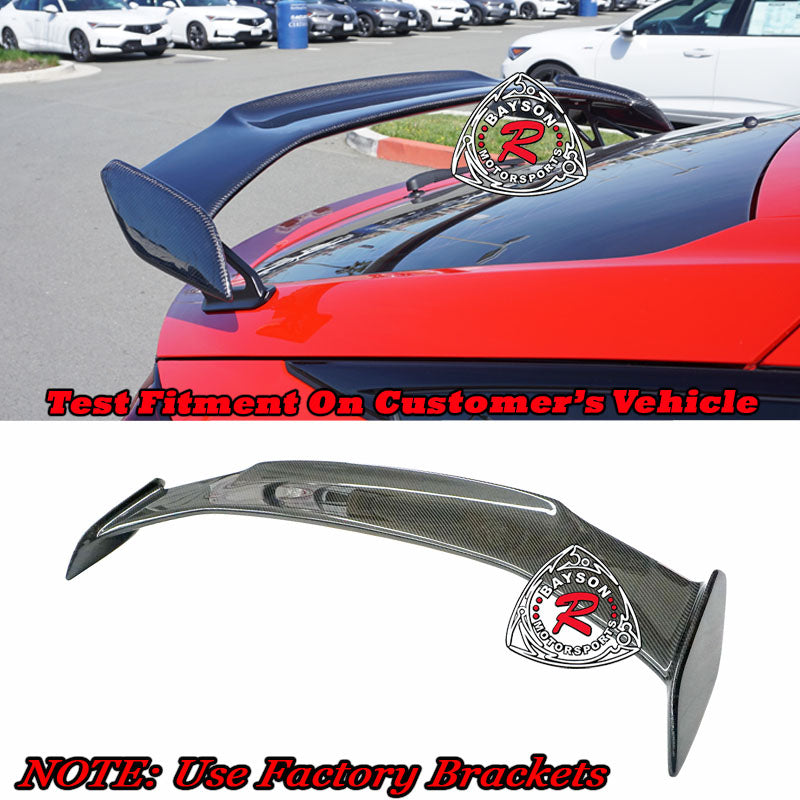 Mod Style Spoiler (Carbon Fiber) For 2023-2024 Honda Civic Type R FL5 ONLY - Bayson R Motorsports