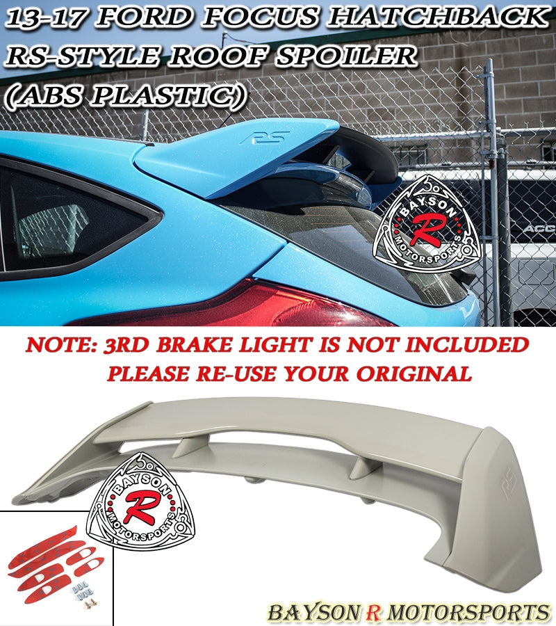 RS Style Spoiler For 2013-2018 Ford Focus 5Dr - Bayson R Motorsports