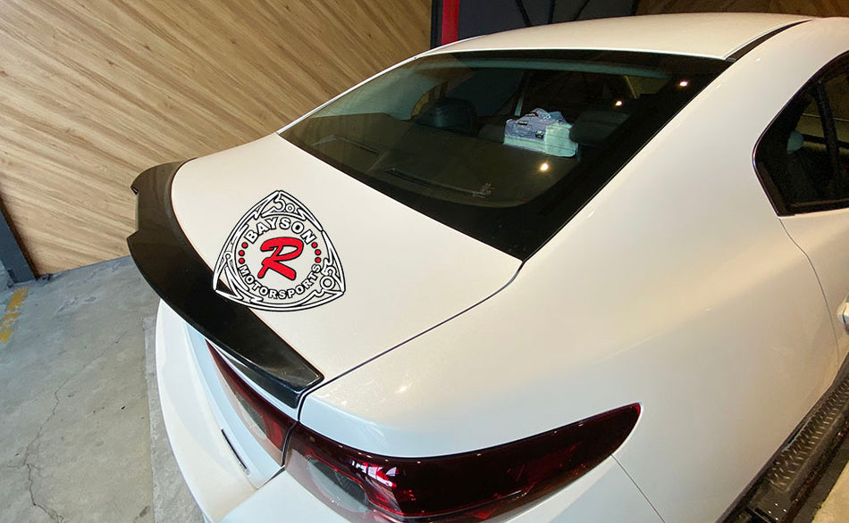 CK Style Spoiler For 2019-2022 Mazda-3 (4Dr Sedan)
