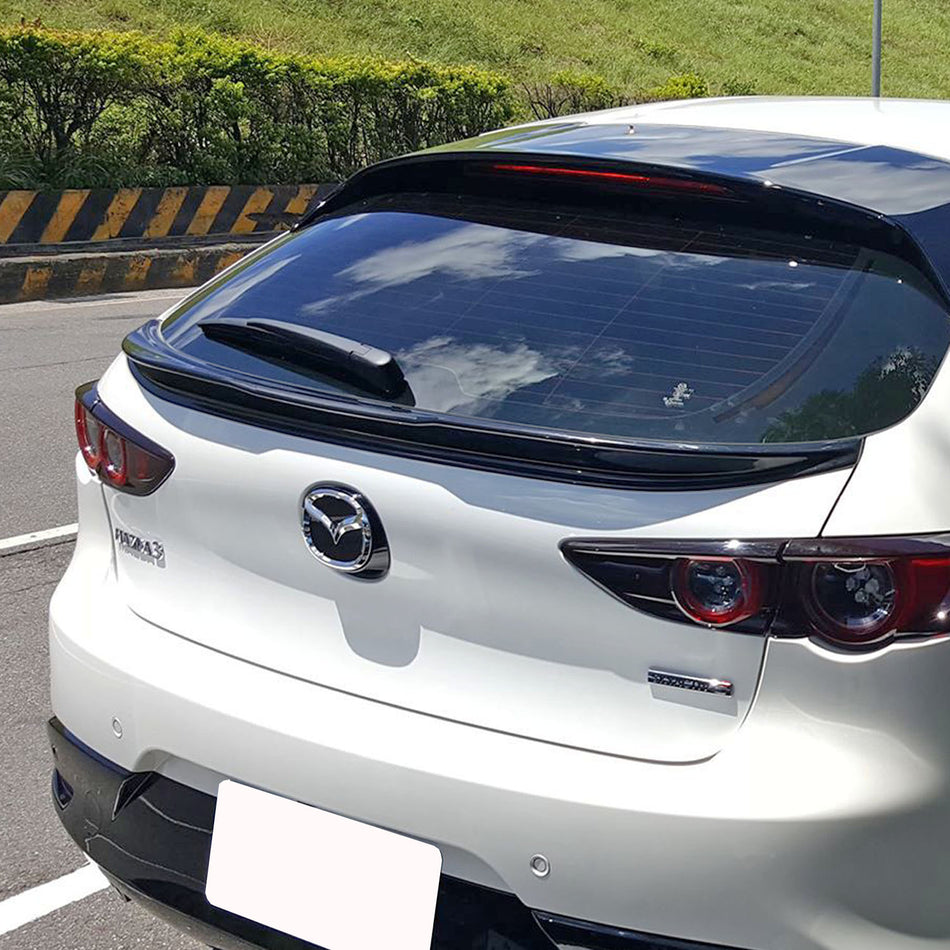 CK Style Mid Spoiler For 2019-2025 Mazda-3 (5Dr Hatchback)