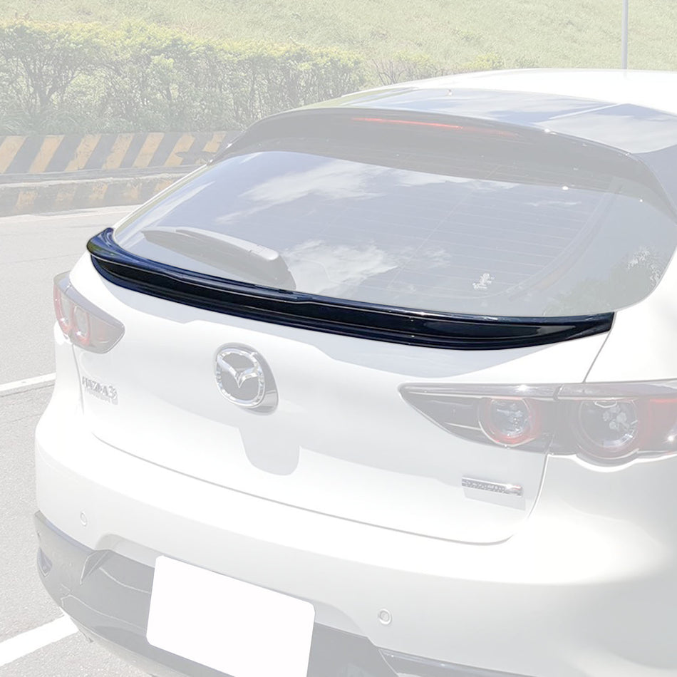 CK Style Mid Spoiler For 2019-2025 Mazda-3 (5Dr Hatchback)