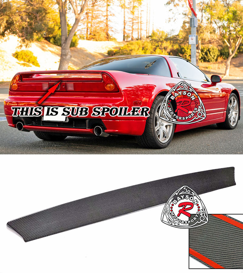 OE Style Sub Spoiler (Carbon Fiber) For 1990-2005 Acura NSX - Bayson R Motorsports