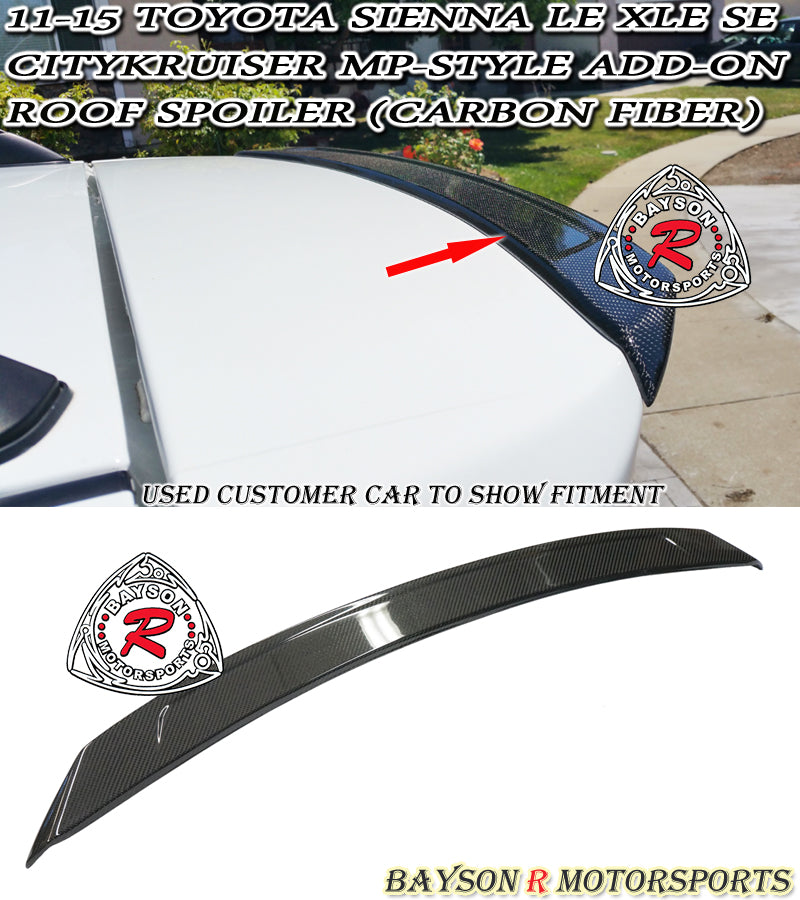 CityKrusier Spoiler (Carbon Fiber) For 2011-2017 Toyota Sienna - Bayson R Motorsports