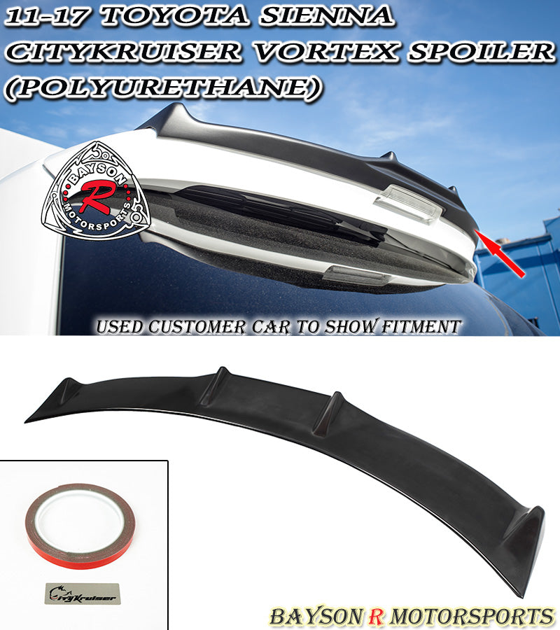 CityKrusier Vortex Style Spoiler For 2011-2017 Toyota Sienna - Bayson R Motorsports