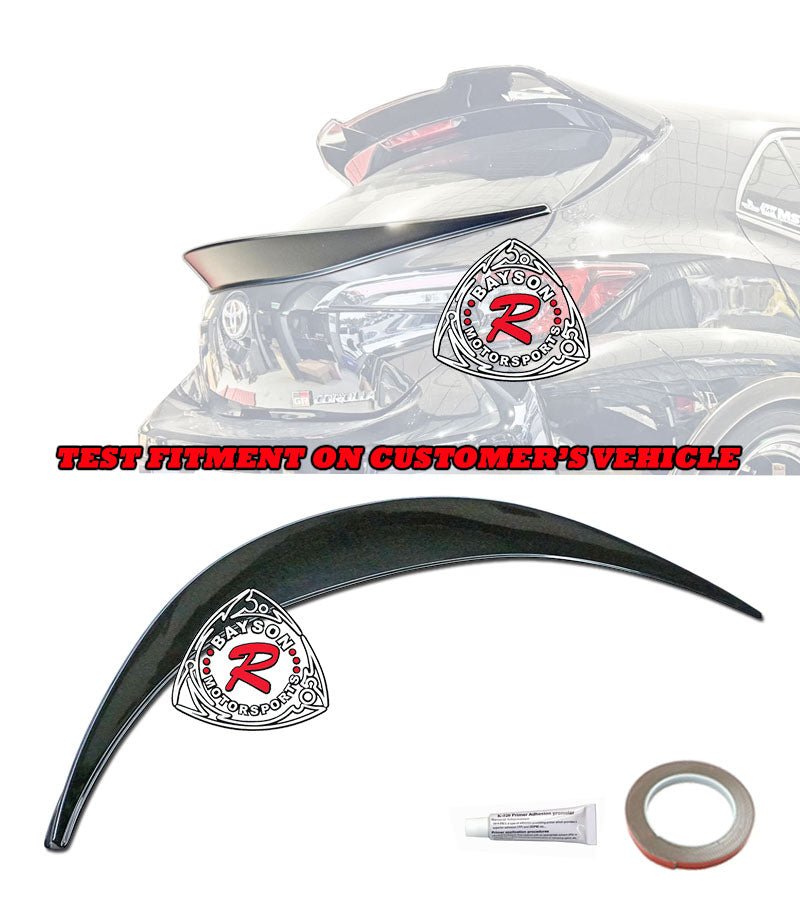 G Style Mid Trunk Spoiler For 2019-2025 Toyota Corolla Hatchback