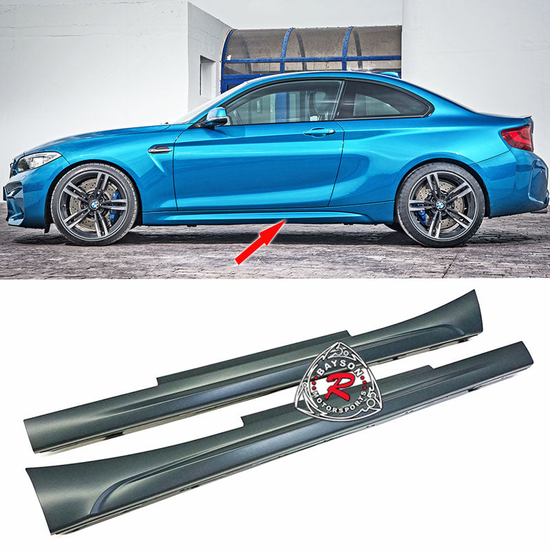 M2 Style Side Skirts For 2014-2021 BMW 2-Series F22 / F23 - Bayson R Motorsports