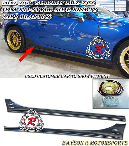 ST Style Side Skirts For 2017-2021 Toyota 86