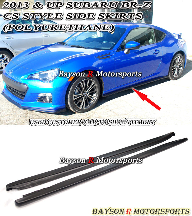 CS Style Side Skirts For 2012-2021 Subaru BRZ / Scion FR-S / Toyota 86 - Bayson R Motorsports