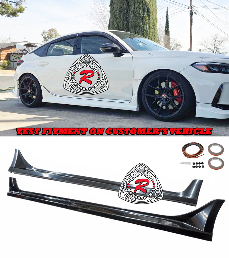 MU Style Side Skirts For 2023-2025 Honda Civic Type R (FL5)