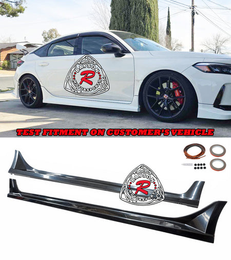 MU Style Side Skirts For 2023-2025 Honda Civic Type R (FL5)
