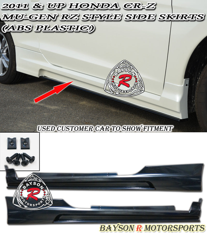 RZ Style Side Skirts For 2011-2015 Honda CR-Z - Bayson R Motorsports