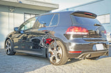 G Style Side Skirts For 2010-2014 VW Golf 6 4Dr Hatch (MK6) - Bayson R Motorsports