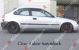 MU Style Side Skirts For 1992-2000 Honda Civic - Bayson R Motorsports