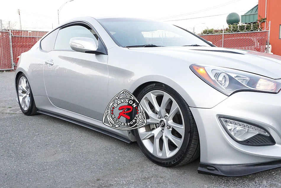 CK Style Side Skirts For 2010-2016 Hyundai Genesis (2Dr Coupe)