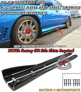 CS Style Side Skirts For 2004-2007 Subaru STi - Bayson R Motorsports