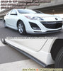 MS Style Side Skirts For 2010-2013 Mazda 3 / Mazdaspeed 3 - Bayson R Motorsports