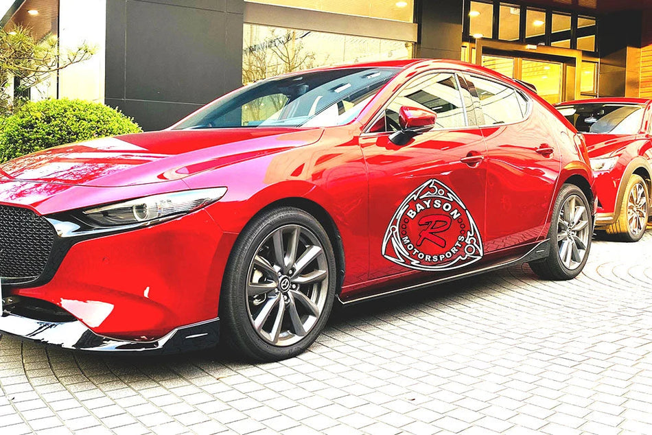 MZ Style Side Skirts For 2019-2026 Mazda-3